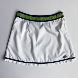 Y2K/90 Adidas Green, Blue & White Mini Athletic Skirt